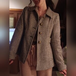 Houndstooth Jacket/Coat